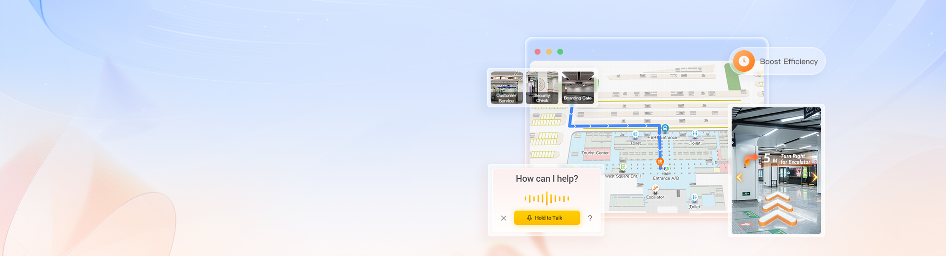 3D Indoor Navigation for Subway Stations